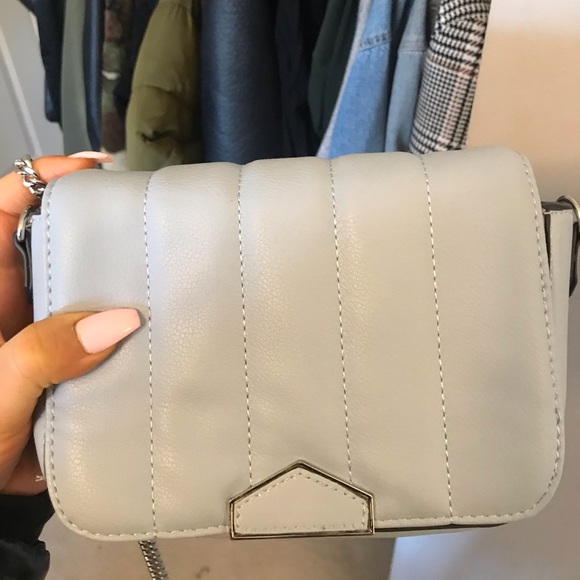 Blue Zara silver chain crossbody purse - Picture 2 of 3